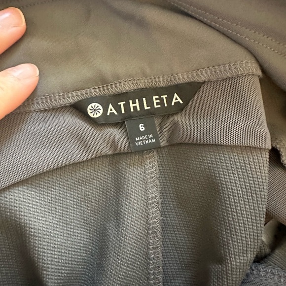Athleta Headlands Hybrid Tight Gray Womens Size 6 - Picture 7 of 8